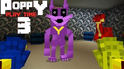 Poppy Playtime Chapter Minecraft Map Release Deep Sleep Fanmade