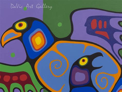 A Mothers Love By Jim Oskineegish Native Canadian Arts Woodland Art