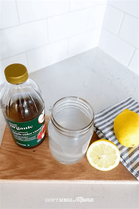 Apple Cider Vinegar and Lemon Juice Drink - Don’t Mess with Mama