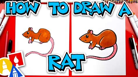 How To Draw A Rat - Year Of The Rat - YouTube