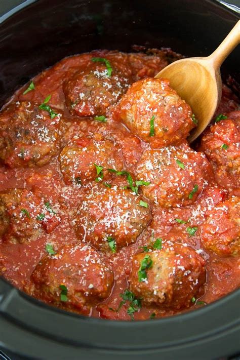 Crockpot Meatballs Simple Healthy Kitchen