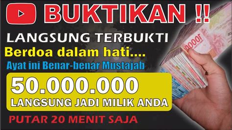 Buktikan Rezeki Datang Bertubi Tubi Setelah Memutar Ayat Ini Menit