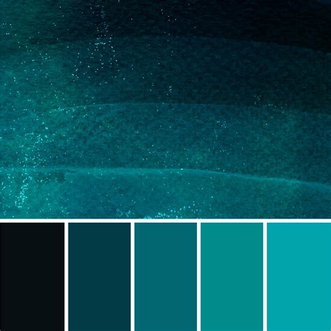 Dark Teal Color Palette | Teal color palette, Teal color schemes, Paint ...