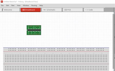 Breadboard Icon Vs Component Image Beginners Fritzing Forum