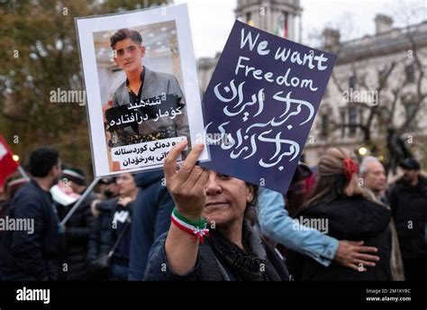 Iranians In London Protest Against The Islamic Republic In Iran