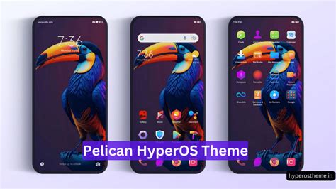 Pelican HyperOS Theme For Xiaomi With Beautiful App Icons HyperOS Themes