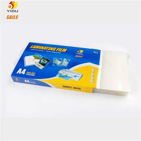 China Yidu Thermal Matt Laminating Film Pouches Letter Size Suppliers