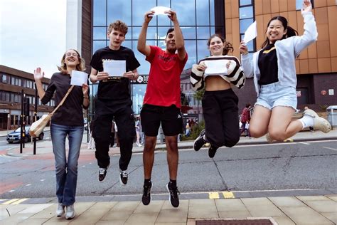 Students Are Jubilant Over Results Success Barnsley Sixth Form College