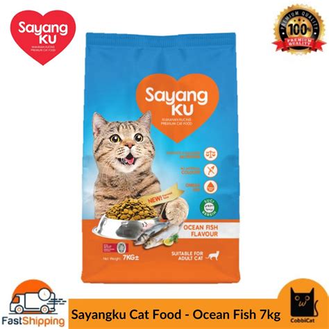 SayangKu Ocean Fish Cat Food 7KG Shopee Malaysia