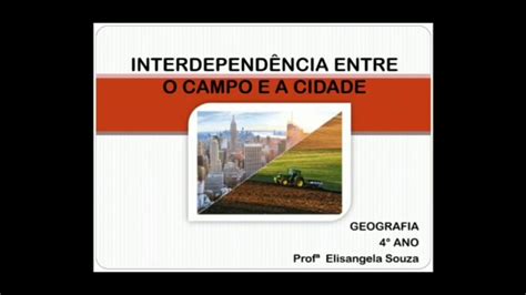 Geografia Independência Entre O Campo E A Cidade 4° Ano Ensino