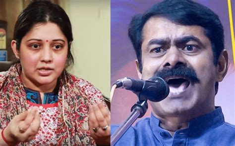 Vijayalakshmi And Seeman1 Newstrend