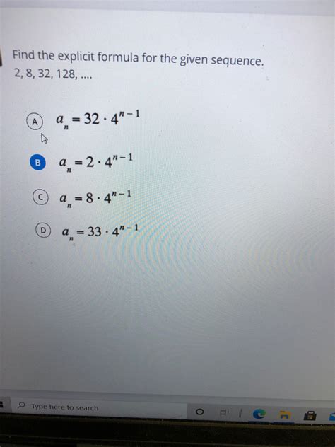 Answered Find The Explicit Formula For The Given Bartleby