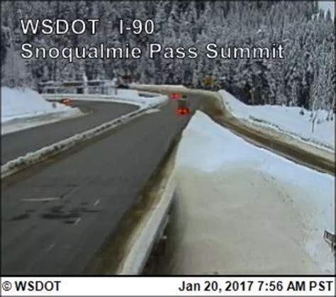 Finally Interstate 90 Over Snoqualmie Pass Reopens After 2 Days