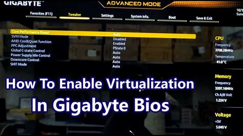 Virtualization Technology Enbale In Bios Windows How To Enable