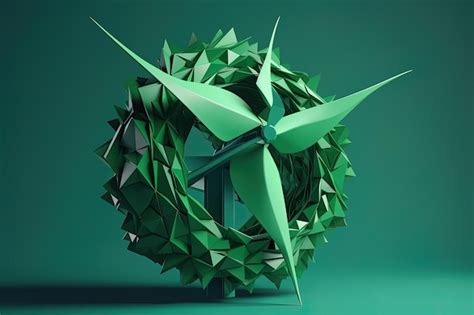 Premium Photo Wind Turbine And Alternative Renewable Energy Paper Art