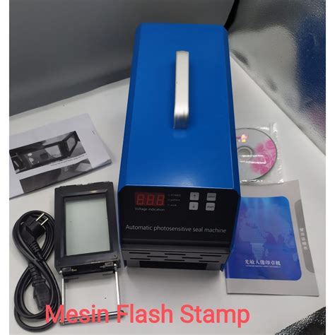 Jual Mesin Flash Stamp Alat Pembuat Stempel Praktis Cepat Murah