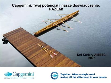 Ppt Capgemini Tw J Potencja I Nasze Do Wiadczenie Razem