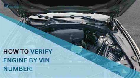 How To Verify Engine By VIN Number Lookup Free VIN Decoder