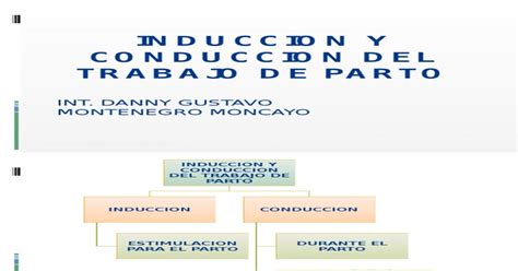 Induccion Y Conduccion Del Trabajo De Parto Pptx Pdf Document