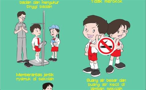 Contoh Poster Sekolah Sehat Sekolahan Otosection