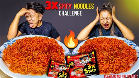 X Spicy Noodles Challenge X Spicy Buldak