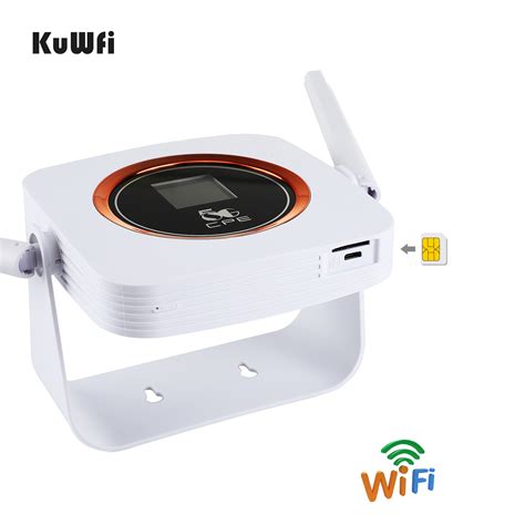 Kuwfi G Wifi Router Cat Mbps Unlocked G Wifi Lte Sim Rj Lan