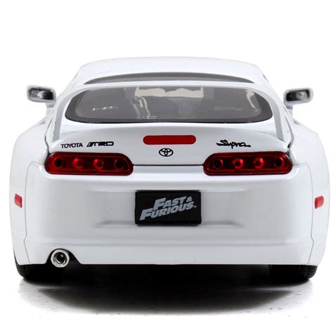 Fast and Furious Brian's White Toyota Supra 1:24 Scale Die-Cast Metal ...