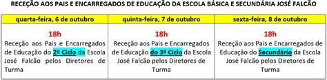 RECEÇÃO AOS PAIS E ENCARREGADOS DE EDUCAÇÃO DA ESCOLA BÁSICA E