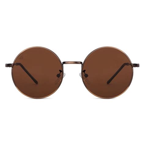 Buy Vincent Chase Brown Round Sunglasses Polarized And Uv Protected Men And Women Small Vc