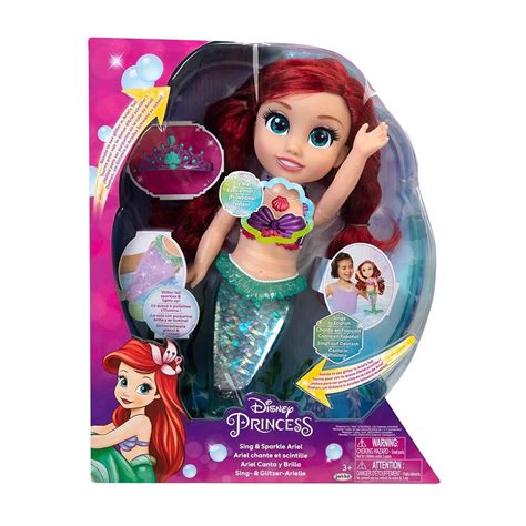 Mu Eca Disney Princesas Electr Nica Ariel Canta Y Brilla Walmart