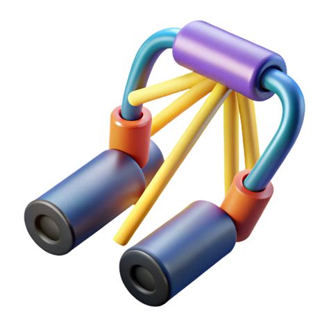 dramatic contemporary Colorful Fitness Handles Strength Training