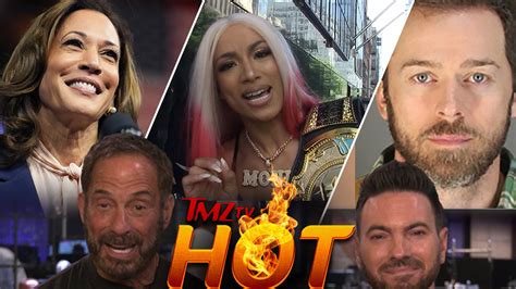 TMZ TV Hot Takes Artem Chigvintsev Arrest Kamala Harris AEW Star