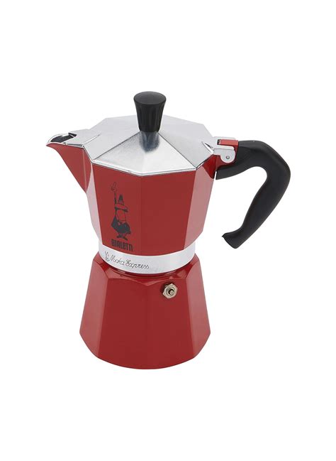 Bialetti Moka Express 6 Cup Rossa French Press