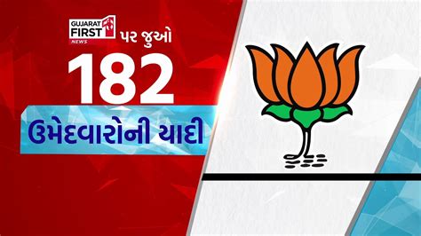 Gujarat Election 2022 ભાજપ દ્વારા ઉમેદવારોની યાદી જાહેર કરાઈ