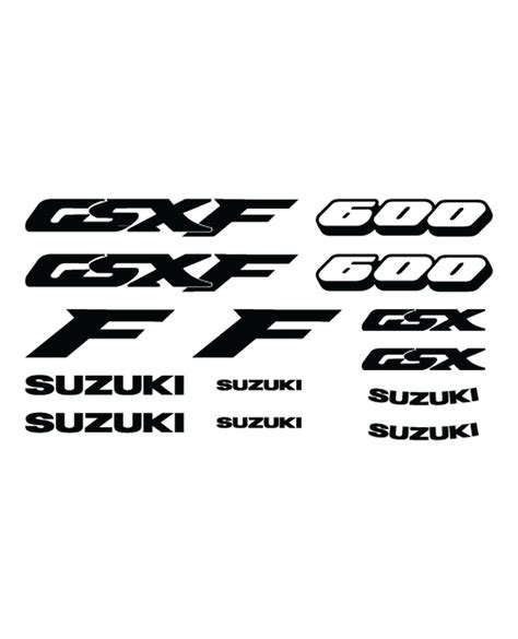 Kit Stickers Autocollants Suzuki Gsx F