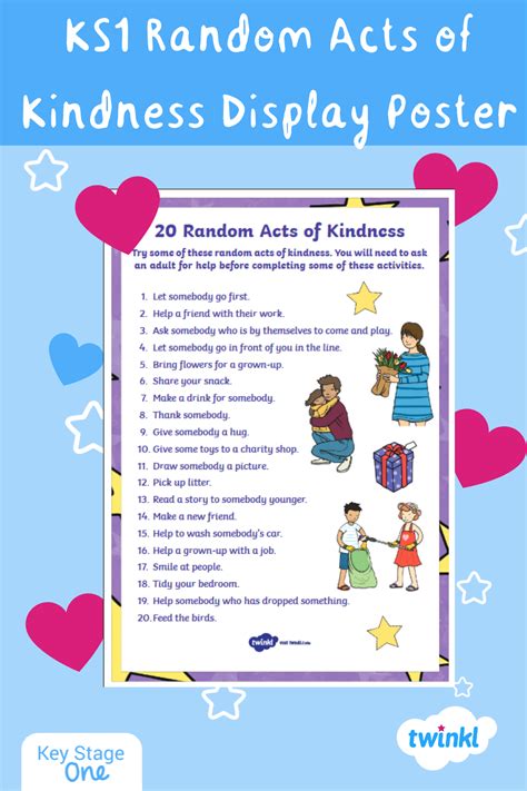 Ks Random Acts Of Kindness Display Poster Artofit