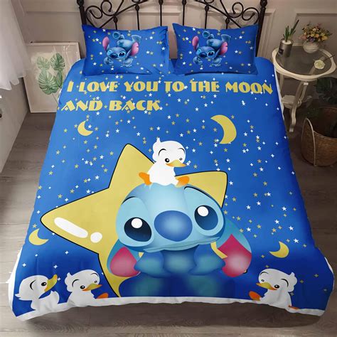 Disney Lilo And Stitch Bedding Set Lilo And Stitch Comforter Etsy