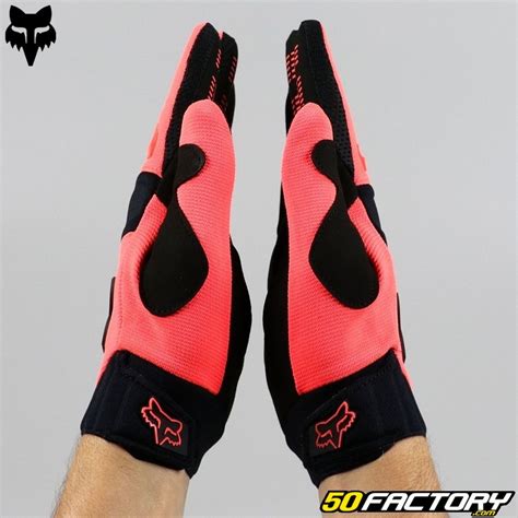 Gants cross Fox Racing Dirtpaw oranges fluo Équipement pilote