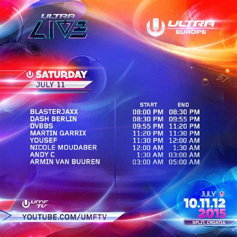 Ultra Live Unveils Stream Times For Day 2 Of Ultra Europe Ultra Beach Costa Del Sol June 24 — 2023