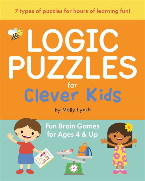 Logic Puzzles for Clever Kids: Fun Brain Games for Ages 4 & Up (Paperback) - Walmart.com ...