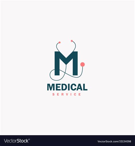 Medical service logo icon design Royalty Free Vector Image