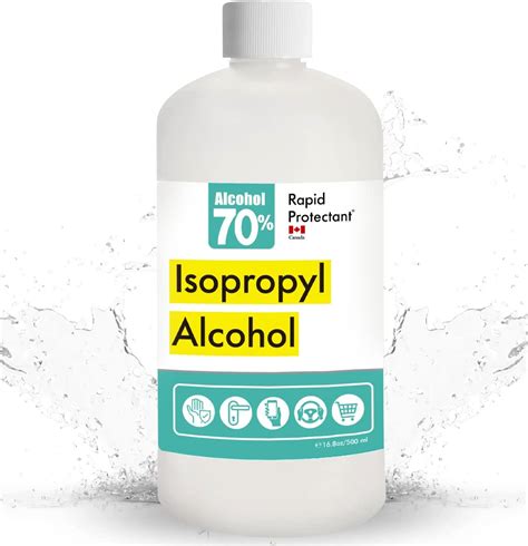 Isopropyl Alcohol 70 Rubbing Alcohol 70 Percent 500ml Usp Grade