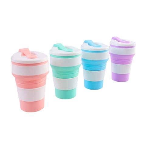 Multifunctional Collapsible Silicone Foldable Drinking Silicone Coffee