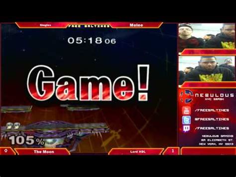 Super Nebulous Melee Singles Winners Bracket The Moon Vs Lord HDL