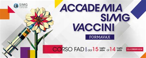 Corso Fad Accademia Simg Vaccini Simg