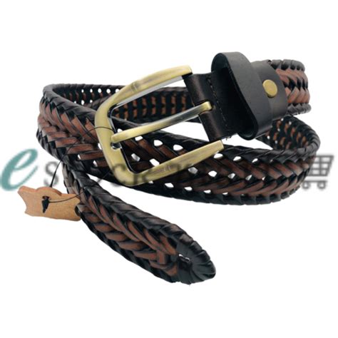 Braided Men's Belt-BL4 - Estock Mart