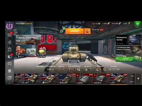 WORLD OF TANKS MOBIL satılık hesap YouTube