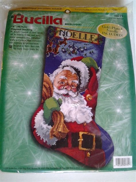 Bucilla Needlepoint Christmas Stocking Kit By Stitchersbazaar