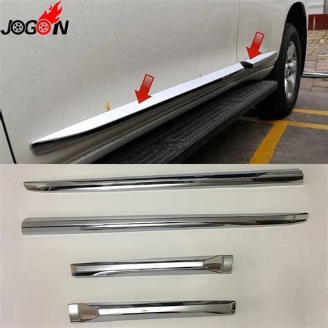 For Toyota Prado FJ150 LC150 2018 Car Styling ABS Chrome Door Body Side