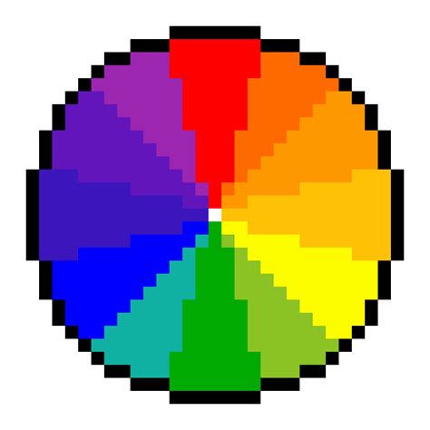 Color Wheel Pixel Art Gifdb